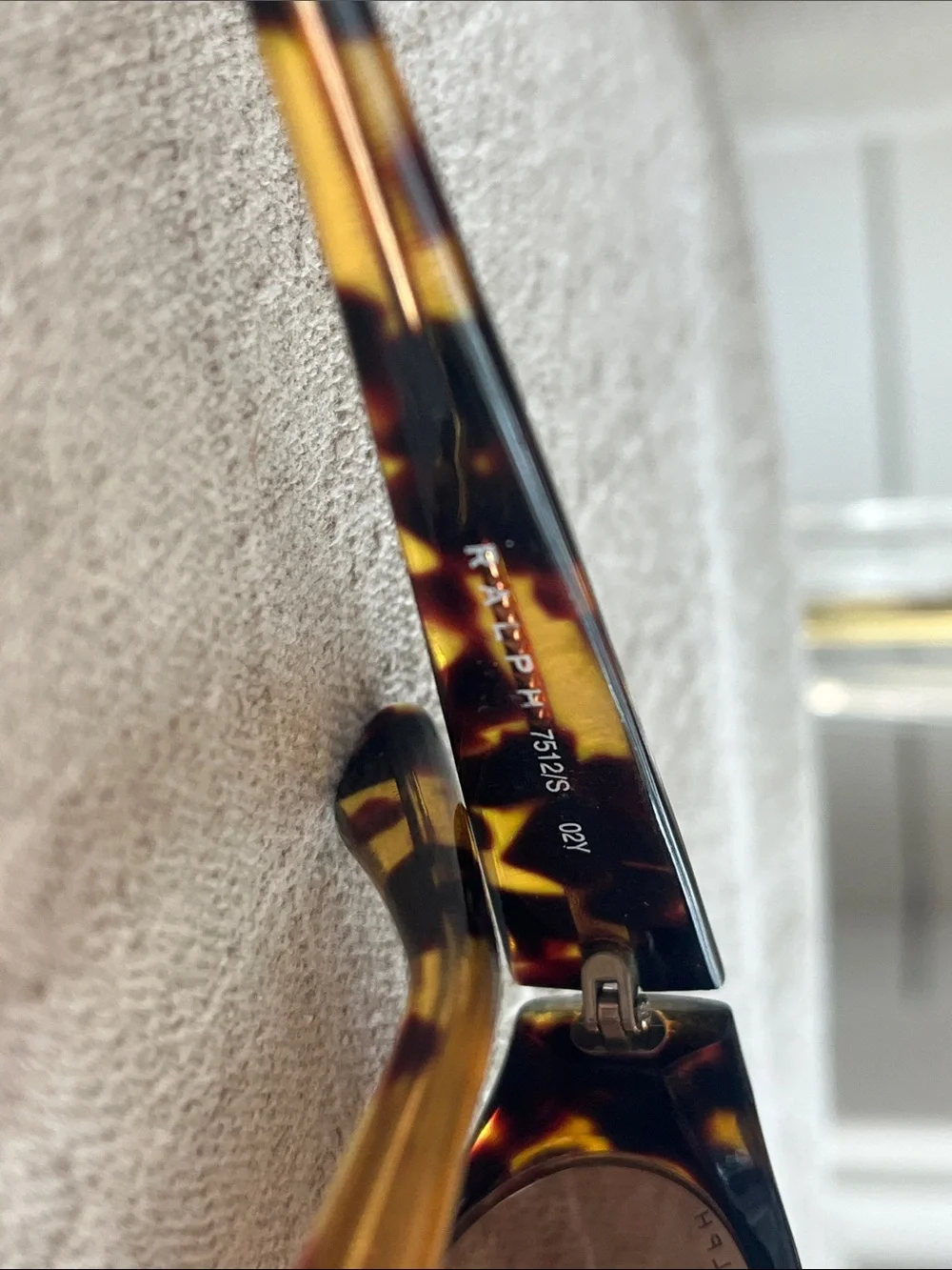 Ralph Lauren Tortoise Shell Brown & Amber Sunglasses - Picture 3 of 7